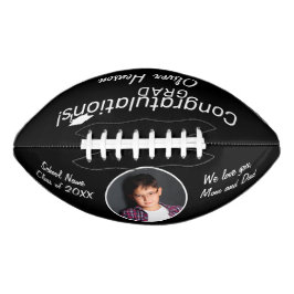 ブラック・オフィシャルグラード卒業記念写真 アメリカンフットボール