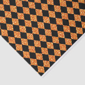 ブラック&オレンジグリッタールックハロウィーン 薄葉紙 (詳細)