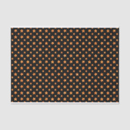 ブラック&オレンジグリッタールックハロウィーン 薄葉紙