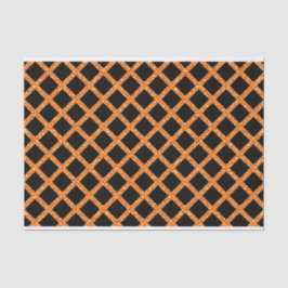 ブラック&オレンジグリッタールックハロウィーン 薄葉紙