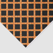 ブラック&オレンジグリッタールックハロウィーン 薄葉紙 (詳細)