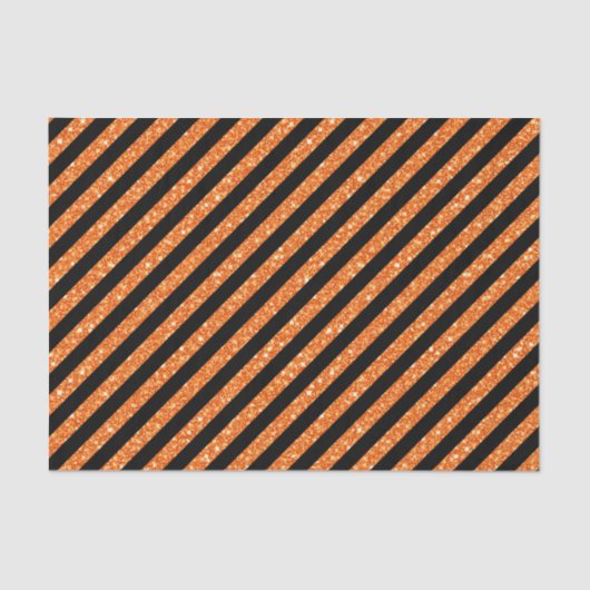 ブラック&オレンジグリッタールックハロウィーン 薄葉紙 (正面)