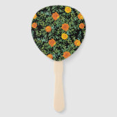 ブラック&オレンジハロウィーンゴシック結婚ズコレクション ハンドファン (裏面)