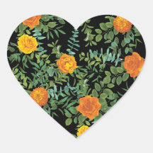 ブラック&オレンジハロウィーンゴシック結婚ズコレクション