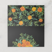 ブラック&オレンジハロウィーンゴシック結婚ズコレクション プレイスカード (外部開封)