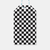 ブラック&オレンジバイクギフトラベル ギフトタグ (裏面)