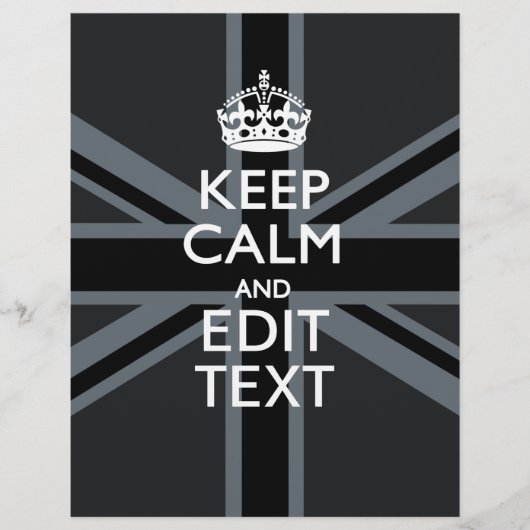 ブラック・オン・ブラック保・アム・ユニオパーソナライズされたン・ジャック (正面)