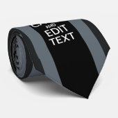 ブラック・オン・ブラック保・アム・ユニオパーソナライズされたン・ジャック ネクタイ (ロール)