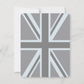 ブラック オン ブラック Keep Calm あなたのテキスト ユニオン ジャック (裏面)