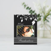 ブラック·オープン·ハウス·パーティー卒業案内 招待状 (スタンド正面)