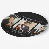 ブラック・カレッジ大学3写真卒業 ペーパープレート (アングル)