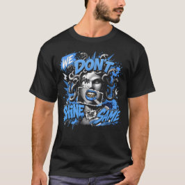 ブラック カロライナ 5 AJ5 We Don't Shine Same Tシャツ