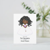 ブラック・ガール・ファースト・ホリー・コミュニオン ポストカード (スタンド正面)