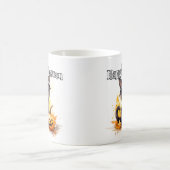 ブラック+キティ+キャット | ハッピー+ハロウィン コーヒーマグカップ (中央)