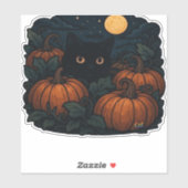 ブラック・キャット・イン・ザ・パッチクラシックTシャツ シール (シート)