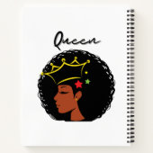 ブラック・クイーンズウォメンズ ノートブック (裏面)