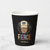 ブラック・クイーン |激しい |黒い女性 紙コップ (正面)