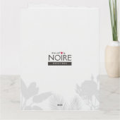 ブラック・クイーン |誕生日グリーティングカード カード (裏面)