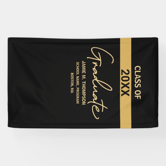 ブラック・クラスの卒業生 横断幕 (横)