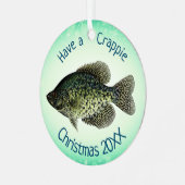 ブラック・クラッピー メタルオーナメント (正面左)