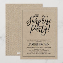 ブラック&クラフト |サプライズモダンリタイアパーティー