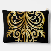 ブラック、クリスマスプレゼント機関®大 アクセサリーポーチ (裏面)