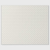 ブラック&クリームクラウンプリント ラッピングペーパー (フラット)