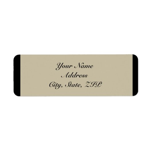 ブラック&クリームフローラエンボス結婚ズバインダー ラベル (正面)