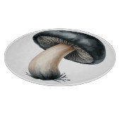 ブラック&クリーム秋キノコ カッティングボード (角)