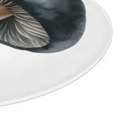 ブラック&クリーム秋キノコ カッティングボード (角)