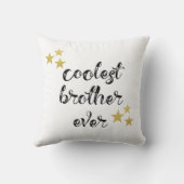 ブラック&クール金ゴールドブラザー クッション (裏面)