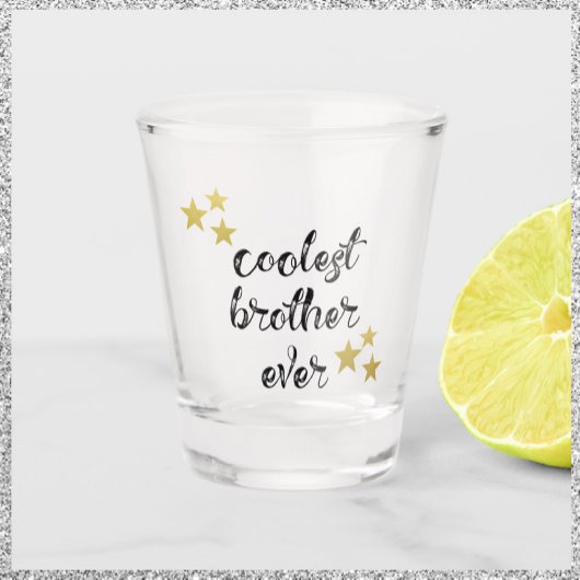 ブラック&クール金ゴールドブラザー ショットグラス