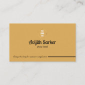 ブラック&グッドカスタムミニマエレガントリスト 名刺 (正面)