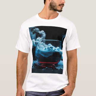 ブラック＆グラス・ザ・スモーク・アブストラクト・モダン Tシャツ