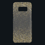 ブラック&グラム金ゴールドグリッター紙吹雪デザイン03 GET UNCOMMON SAMSUNG GALAXY S8ケース<br><div class="desc">グラムエレガント金ゴールドグリッター紙吹雪デザイン01</div>