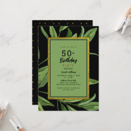 ブラック・グラム50thバースデーパーティー 招待状