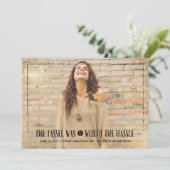 ブラック・グラード発表のタッセル・ワース・ザ・ハッスル 招待状 (スタンド正面)