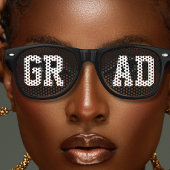 ブラック・グラード・カレッジ高等学校卒業 レトロサングラス