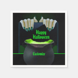 ブラック&グリーンウィッチズビール スタンダードカクテルナプキン