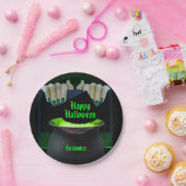 ブラック&グリーンウィッチズビール ペーパープレート (パーティー)