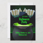 ブラック&グリーンウィッチズビール 招待状 (正面)