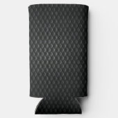 ブラック&グレイあなたの名前を追加Tall Seltzerクーラーボックス スリム缶クーラー (裏面)