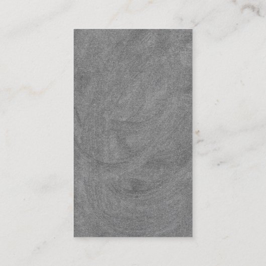 ブラック&グレイモダンプレーンプロフェッショナル 名刺 (裏面)