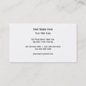 ブラック&グレーストライプ 名刺 (裏面)