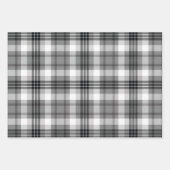 ブラック&グレープレイドラッピング紙シートセット ラッピングペーパーシート (正面3)