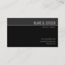 ブラック/グレーモダンの名刺 名刺