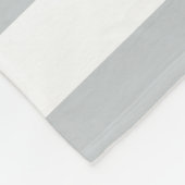 ブラック&グレーモノグラムストライプ |フリースブランケット フリースブランケット (角)