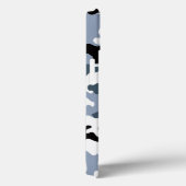 ブラック&グレー迷彩柄 Case-Mate iPhoneケース (裏面 / 右)