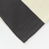 ブラック、グレー、クリームで引き出し フリースブランケット (角)