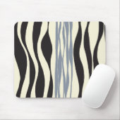 ブラック、グレー、クリームで引き出し マウスパッド (マウス)